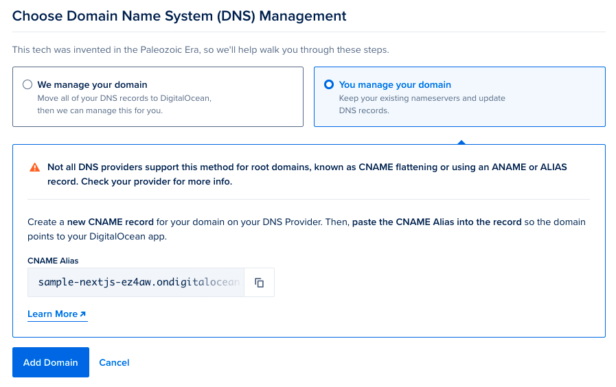 How to Point Domain to Digitalocean