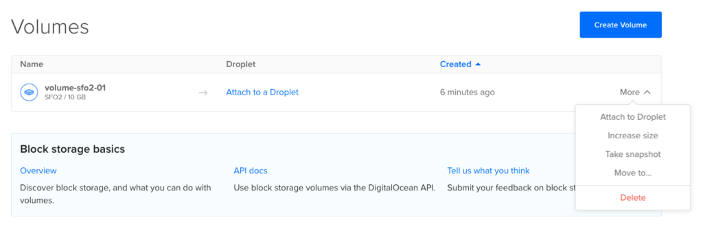 How to Resize Volume Digitalocean